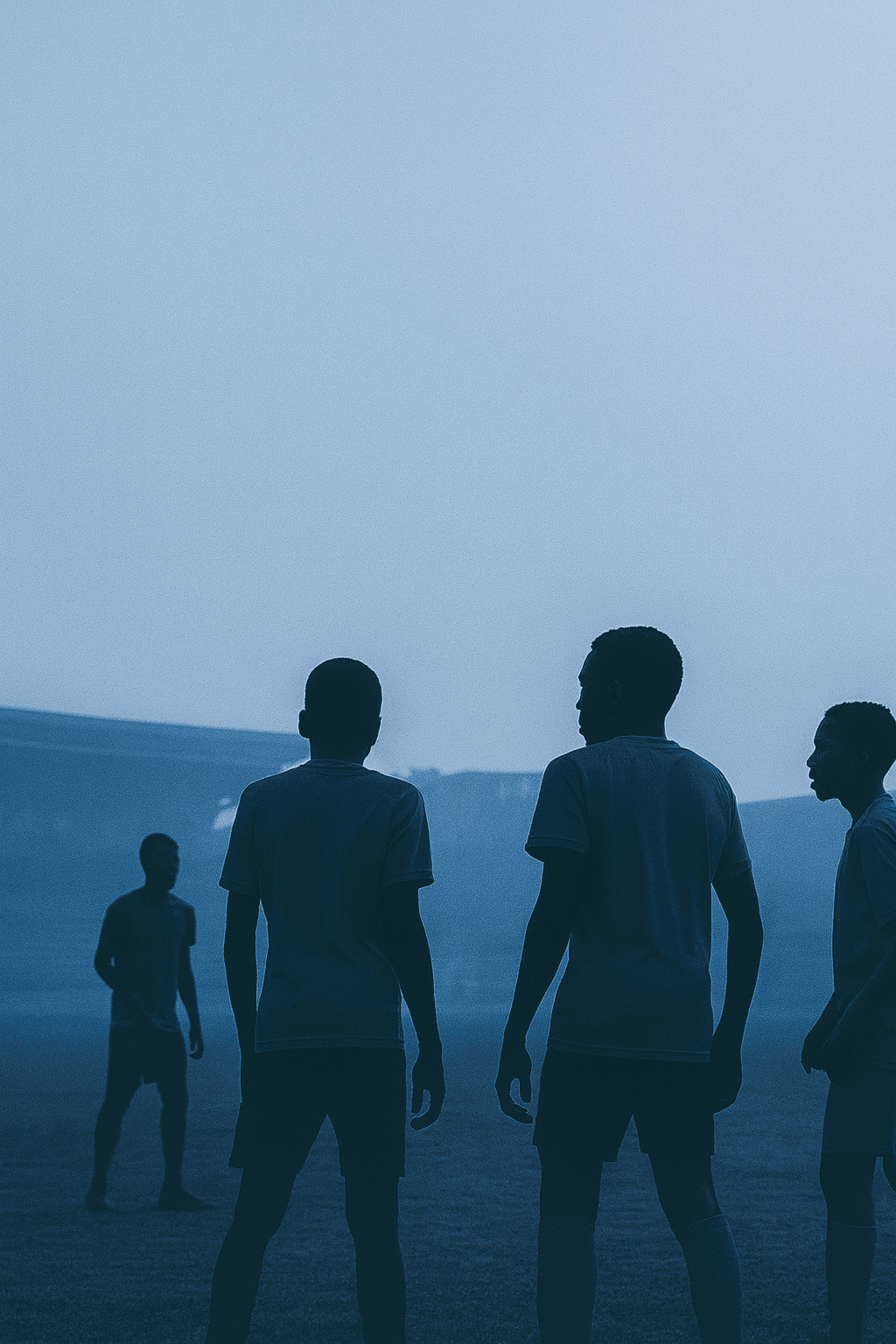 Joueurs de football en action